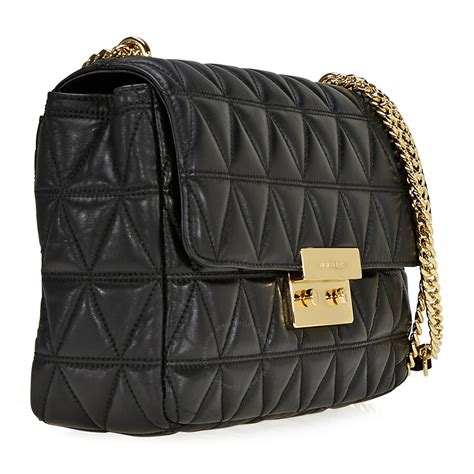 michael kors sloan extra large quilted shoulder bag|Michael Kors quilted bag.